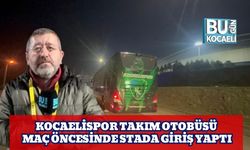 Kocaelispor Takım Otobüsü Maç Öncesinde Stada Giriş Yaptı