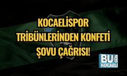 Kocaelispor Tribünlerinden Konfeti Şovu Çağrısı!