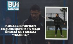 Kocaelispor’dan Erzurumspor FK Maçı Öncesi Net Mesaj: “Hazırız!”