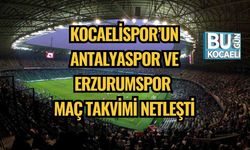 Kocaelispor’un Antalyaspor ve Erzurumspor Maç Takvimi Netleşti