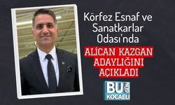 Körfez Esnaf ve Sanatkarlar Odası’nda Alican Kazgan Adaylığını Açıkladı
