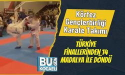 Körfez Gençlerbirliği Karate Takımı Türkiye Finallerinden 14 Madalya ile Döndü