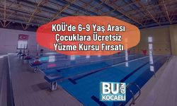 KOÜ'de 6–9 Yaş Arası Çocuklara Ücretsiz Yüzme Kursu Fırsatı