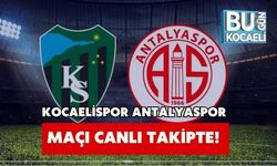 Kocaelispor Antalyaspor Maçı Canlı Takipte!