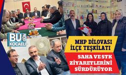 MHP Dilovası İlçe Teşkilatı Saha ve STK Ziyaretlerini Sürdürüyor
