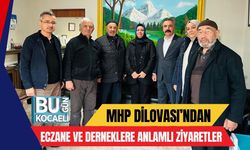 MHP Dilovası’ndan Eczane ve Derneklere Anlamlı Ziyaretler