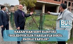 MHP İzmit İlçe Başkanı Kazan’dan Sert Eleştiri: “Belediyecilik Tabelayla Değil, Eserle Yapılır”