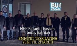 MHP Kocaeli İl Başkanı Tuncay Batı’dan Emniyet Teşkilatına Yeni Yıl Ziyareti