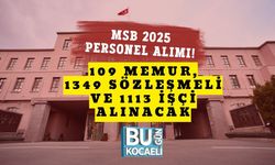MSB 2025 Personel Alımı! 109 Memur, 1349 Sözleşmeli ve 1113 İşçi Alınacak