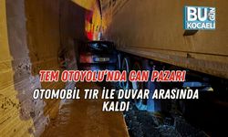 TEM Otoyolu’nda Can Pazarı: Otomobil Tır ile Duvar Arasında Kaldı