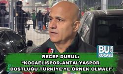 Recep Durul: “Kocaelispor–Antalyaspor Dostluğu Türkiye’ye Örnek Olmalı”