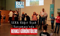 SEKA Kâğıt Uçak Yarışması’nda Renkli Görüntüler!