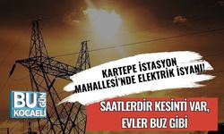 Kartepe İstasyon Mahallesi’nde Elektrik İsyanı: Saatlerdir Kesinti Var, Evler Buz Gibi