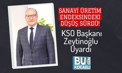 Sanayi Üretim Endeksindeki Düşüş Sürdü! KSO Başkanı Zeytinoğlu Uyardı