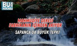 Mahmudiye Deresi Fabrikanın İçinden Akıyor: Sapanca’da Büyük Tepki