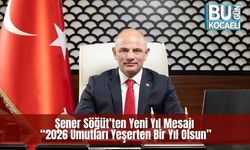 Şener Söğüt’ten Yeni Yıl Mesajı: “2026 Umutları Yeşerten Bir Yıl Olsun”