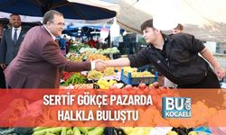 Sertif Gökçe Pazarda Halkla Buluştu