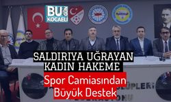 Saldırıya Uğrayan Kadın Hakeme Spor Camiasından Büyük Destek