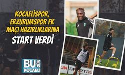 Kocaelispor, Erzurumspor FK Maçı Hazırlıklarına Start Verdi