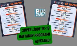 Süper Ligde 18-19 Haftanın Programı Açıklandı