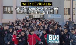 Tahir Büyükakın, Sınıf Başkanı Berat’ın Seçim Vaadini Yerine Getirdi