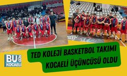TED Koleji Basketbol Takımı Kocaeli Üçüncüsü Oldu