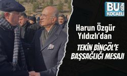 Harun Özgür Yıldızlı’dan Tekin Bingöl’e Başsağlığı Mesajı