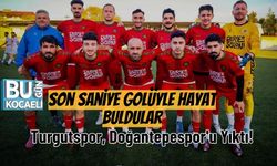 Son Saniye Golüyle Hayat Buldular: Turgutspor, Doğantepespor'u Yıktı!