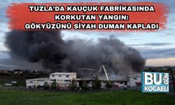 Tuzla’da Kauçuk Fabrikasında Korkutan Yangın: Gökyüzünü Siyah Duman Kapladı