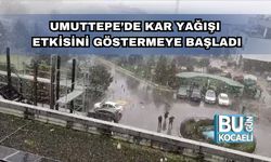 Umuttepe’de Kar Yağışı Etkisini Göstermeye Başladı