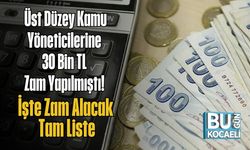 Üst Düzey Kamu Yöneticilerine 30 Bin TL Zam Yapılmıştı! İşte Zam Alacak Tam Liste