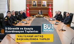 İl Güvenlik ve Asayiş Koordinasyon Toplantısı, Vali İlhami Aktaş Başkanlığında Yapıldı