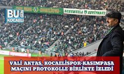Vali İlhami Aktaş, Kocaelispor–Kasımpaşa Maçını Protokolle Birlikte İzledi