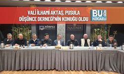 Vali İlhami Aktaş, Pusula Düşünce Derneği’nin Konuğu Oldu