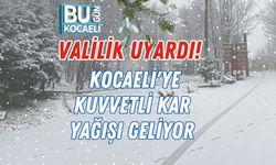 Valilik Uyardı! Kocaeli'ye Kuvvetli Kar Yağışı Geliyor