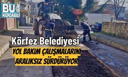 Körfez Belediyesi Yol Bakım Çalışmalarını Aralıksız Sürdürüyor