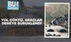 Yol Çöktü, Araçlar Dereye Sürüklendi