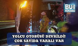 Yolcu Otobüsü Devrildi! Çok Sayıda Yaralı Var