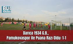 Darıca 1934 G.B., Pamukovaspor ile Puana Razı Oldu: 1-1