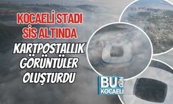 Kocaeli Stadı Sis Altında Kartpostallık Görüntüler Oluşturdu