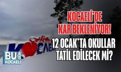 Kocaeli’de Kar Bekleniyor! 12 Ocak Pazartesi Okullar Tatil mi?
