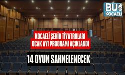 Kocaeli Şehir Tiyatroları Ocak Ayı Programı Açıklandı: 14 Oyun Sahnelenecek