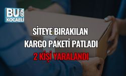 Siteye Bırakılan Kargo Paketi Patladı: 2 Kişi Yaralandı