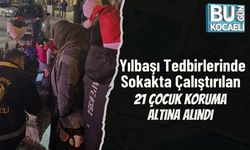 Yılbaşı Tedbirlerinde Sokakta Çalıştırılan 21 Çocuk Koruma Altına Alındı