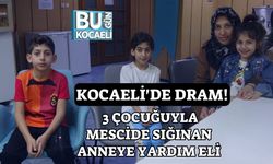 Kocaeli'de Dram! 3 Çocuğuyla Mescide Sığınan Anneye Yardım Eli