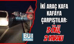 İki Araç Kafa Kafaya Çarpıştılar: 3 Ölü, 2 Yaralı