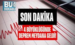 Son Dakika: 4 Büyüklüğünde Deprem Meydana Geldi!