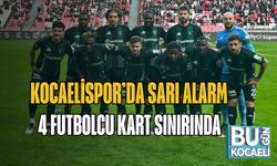 Kocaelispor’da Sarı Alarm: 4 Futbolcu Kart Sınırında