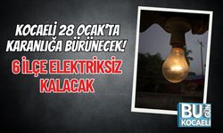 Kocaeli 28 Ocak’ta Karanlığa Bürünecek! 6 İlçe Elektriksiz Kalacak