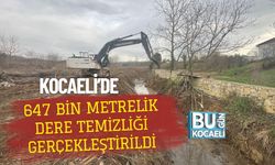 Kocaeli’de 647 Bin Metrelik Dere Temizliği Gerçekleştirildi